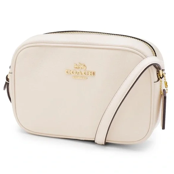 Coach Mini Jamie Camera Bag in Chalk and Gold. - Picture 10 of 13